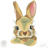 Hase Stickdatei – liebevolles Motiv für Frühling, Ostern & Geschenke - Sewando