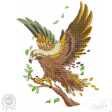 Adler Stickdatei – Majestätischer Greifvogel für deine Stickmaschine - Sewando