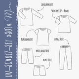 UV-SCHUTZ-SET "SÓL" - MINI | Nähanleitung und Schnittmuster | Gr. 50-104