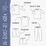 UV-SCHUTZ-SET "SÓL" - MINI | Nähanleitung und Schnittmuster | Gr. 50-104