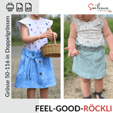 Feel-good-Röckli: Set Rock & Top, Schnittmuster Grösse 50-116 - Sewando