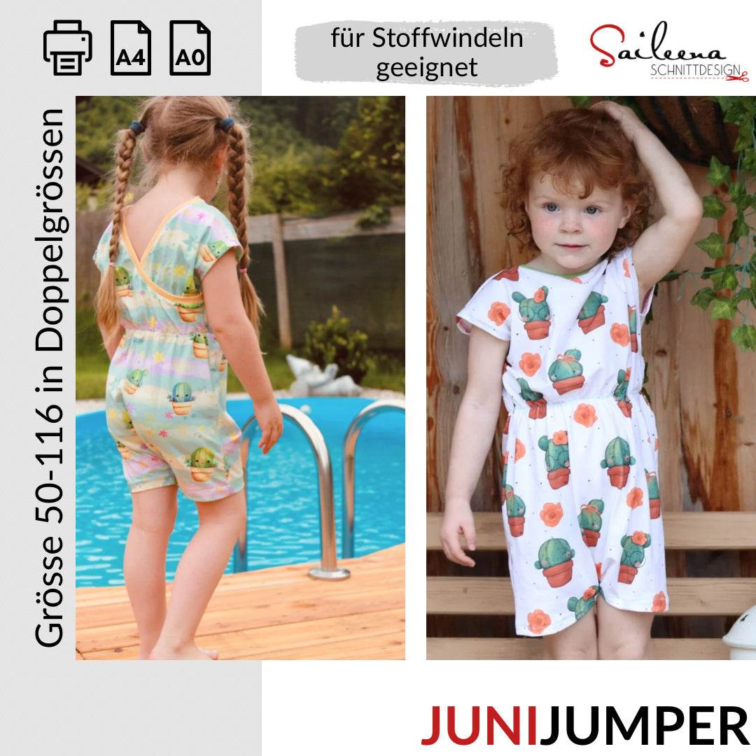 JuniJumper, Schnittmuster Grösse 50-116 - Sewando