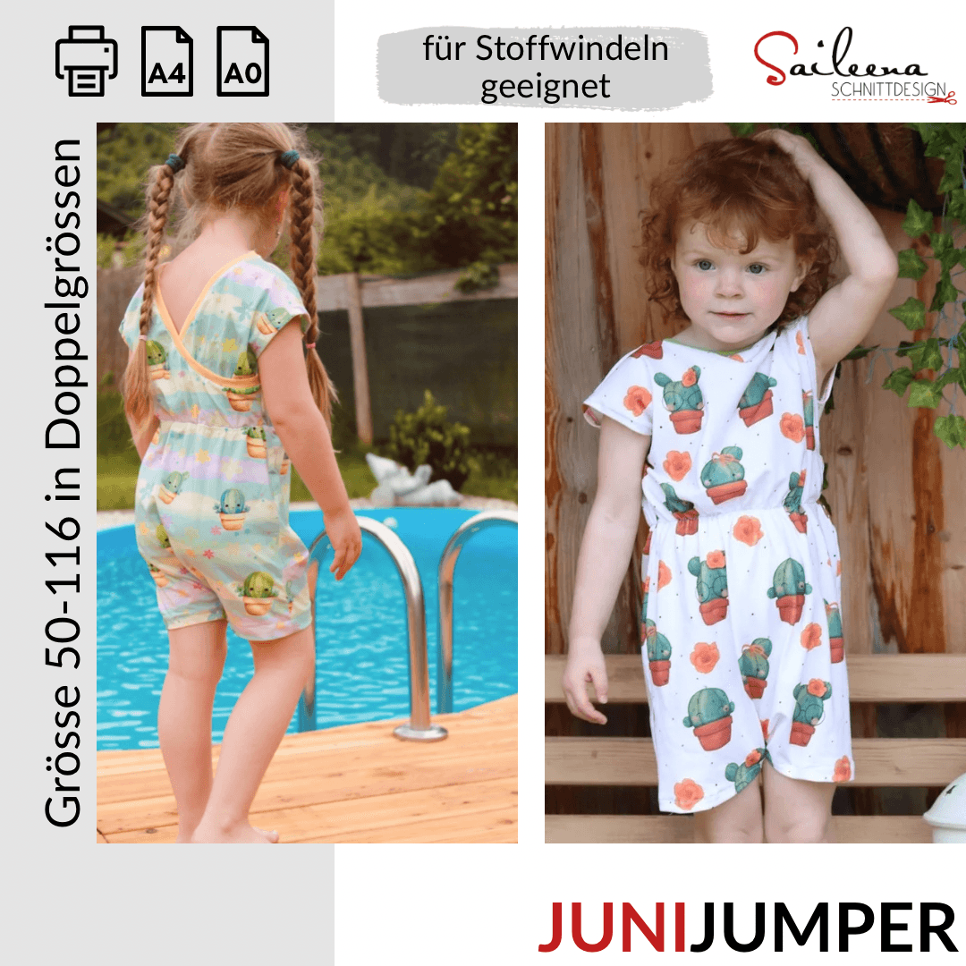 JuniJumper, Schnittmuster Grösse 50-116 - Sewando