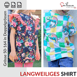 Langweiliges Shirt, Schnittmuster Grösse 50-164 - Sewando