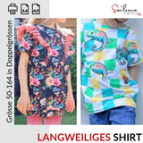 Langweiliges Shirt, Schnittmuster Grösse 50-164 - Sewando