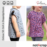 notAcrop, Schnittmuster Grösse 50-164 - Sewando