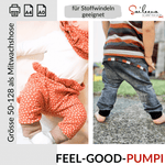 Feel-good-Pumpi, Schnittmuster Grösse 50-128 - Sewando