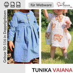 Tunika Vaiana WEBWARE, Schnittmuster Grösse 50-116 - Sewando
