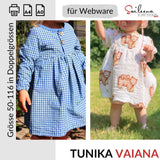 Tunika Vaiana WEBWARE, Schnittmuster Grösse 50-116 - Sewando