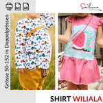 Shirt Wiliala LEGER, Schnittmuster Grösse 50-152 - Sewando