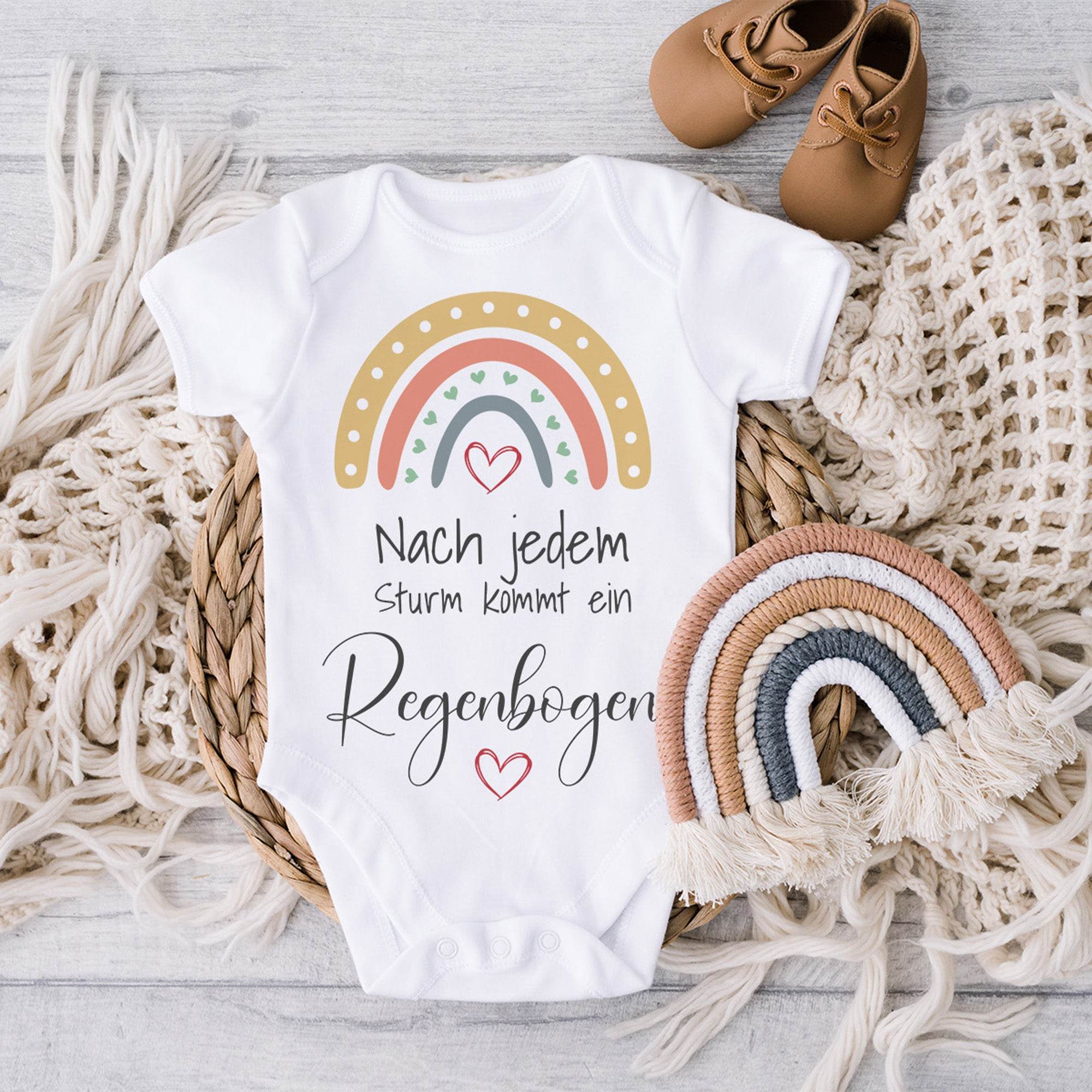 Plotterdatei Nach jedem Sturm – Regenbogen - Sewando