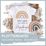 Plotterdatei Nach jedem Sturm – Regenbogen - Sewando