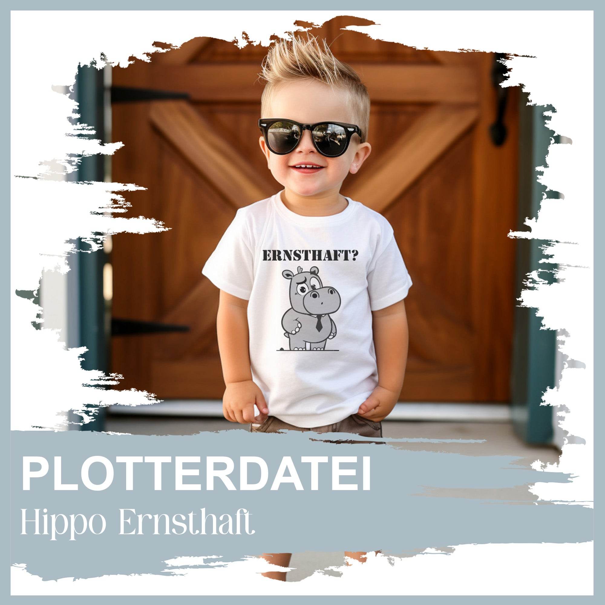 Plotterdatei Hippo - Sewando
