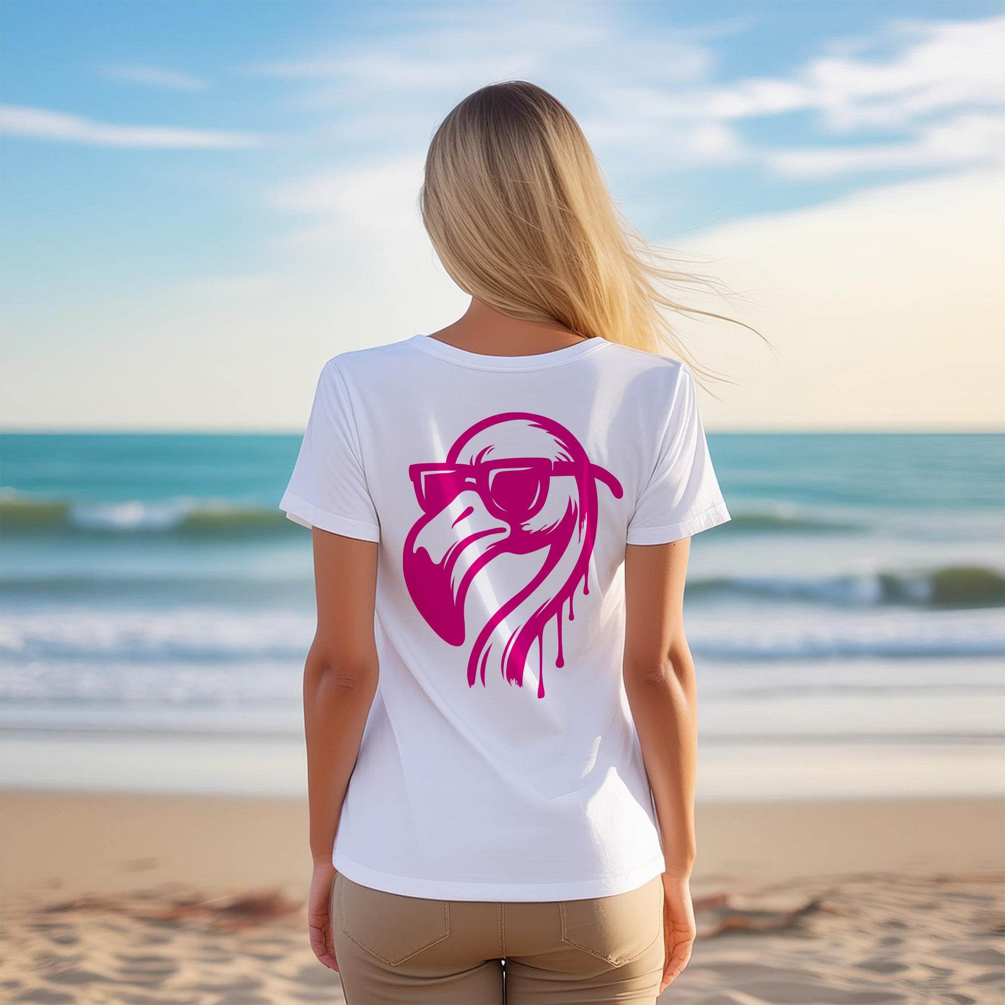 Plotterdatei Graffiti Flamingo - Sewando