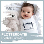 Plotterdatei Football Gameday 2 - Sewando