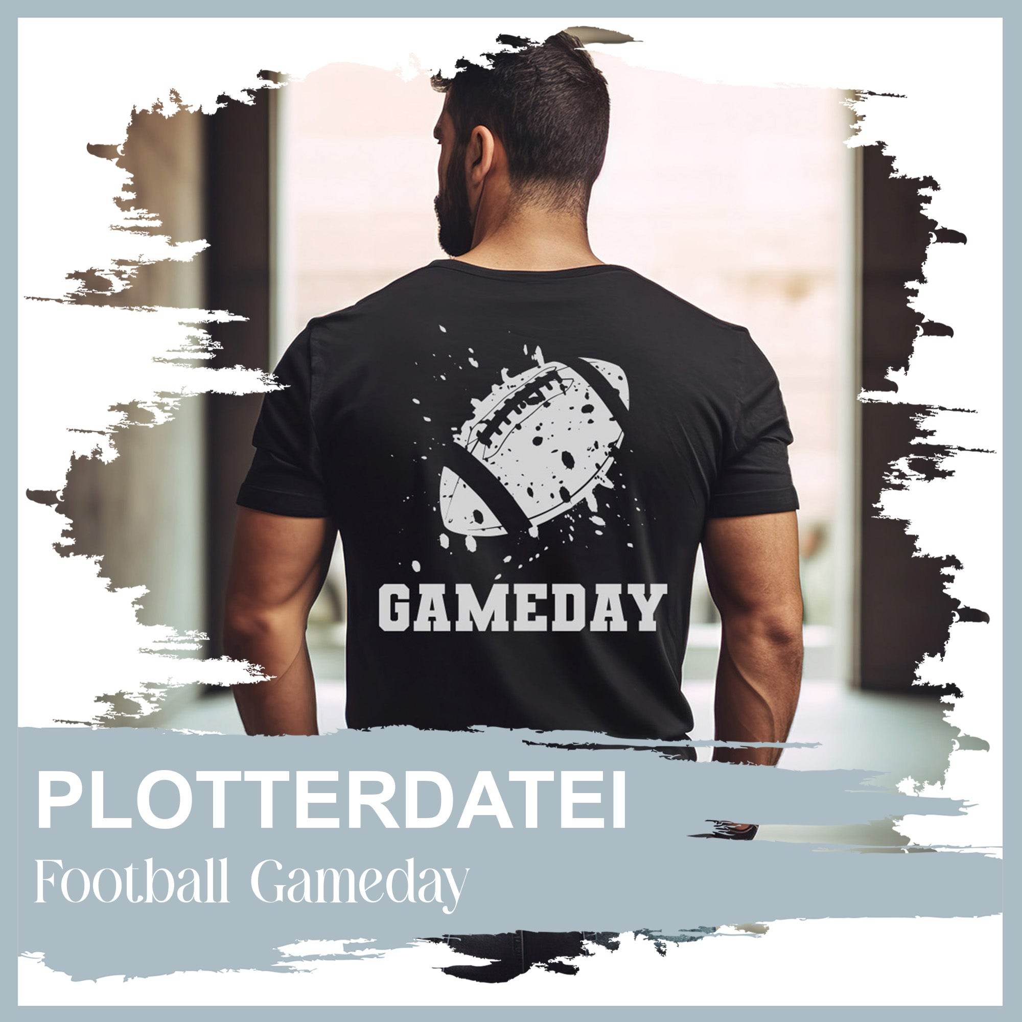 Plotterdatei Gameday Football - Sewando