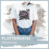 Plotterdatei Pfingstrose - Sewando