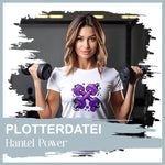 Plotterdatei Hantel Power - Sewando