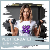 Plotterdatei Hantel Power - Sewando