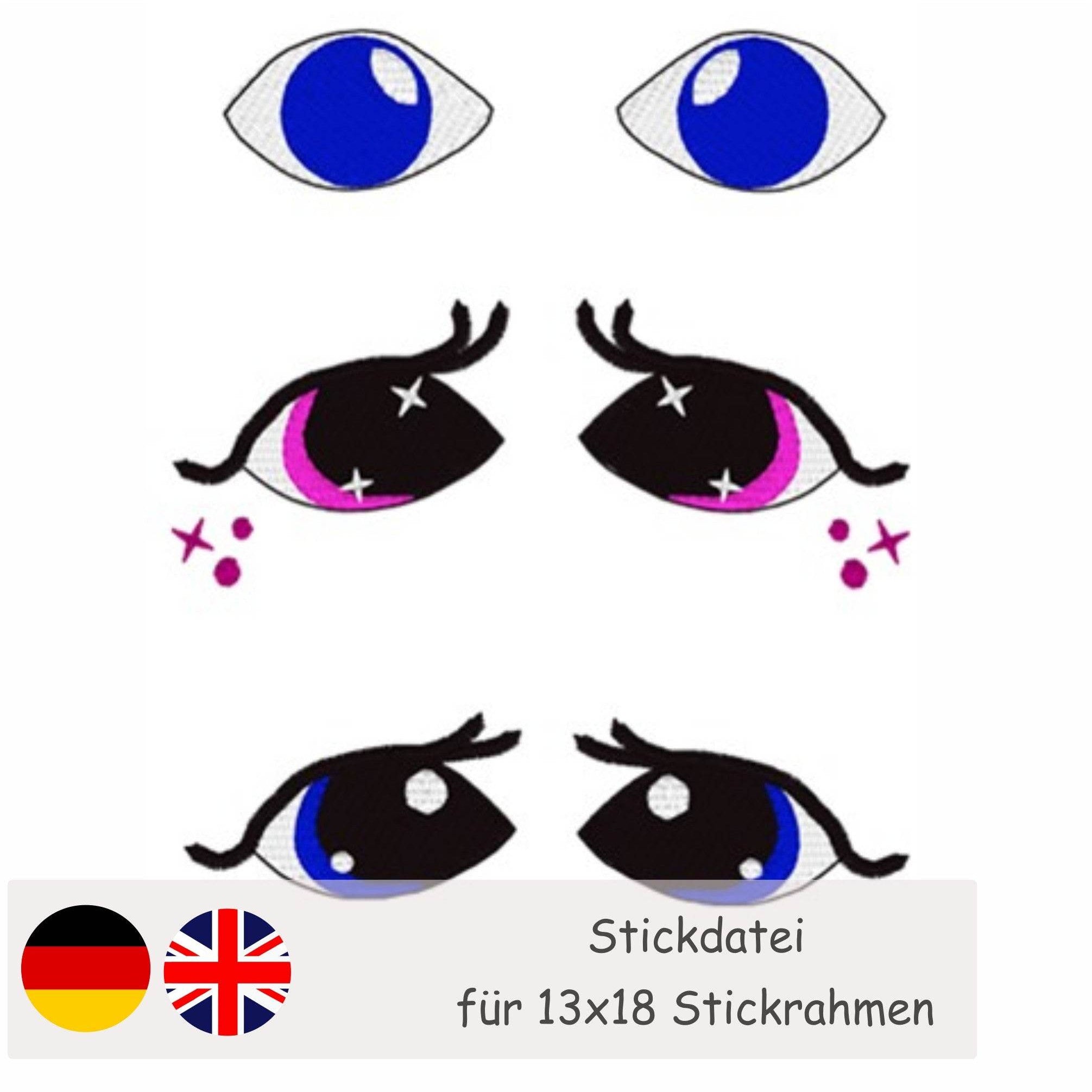 Rentier, Pony, Einhorn - Stickdatei zu den Steckentierchen - Sewando