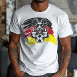 Plotterdatei Coole Ziege Fussball ; - Sewando