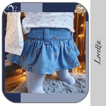 LORETTA: JOLIE JUPE POUR LES FILLES - 56-122 - Sewando