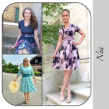 NÉA - DAMENKLEID - 2 STYLES - EBOOK - 32-46 Schnittmuster - Sewando