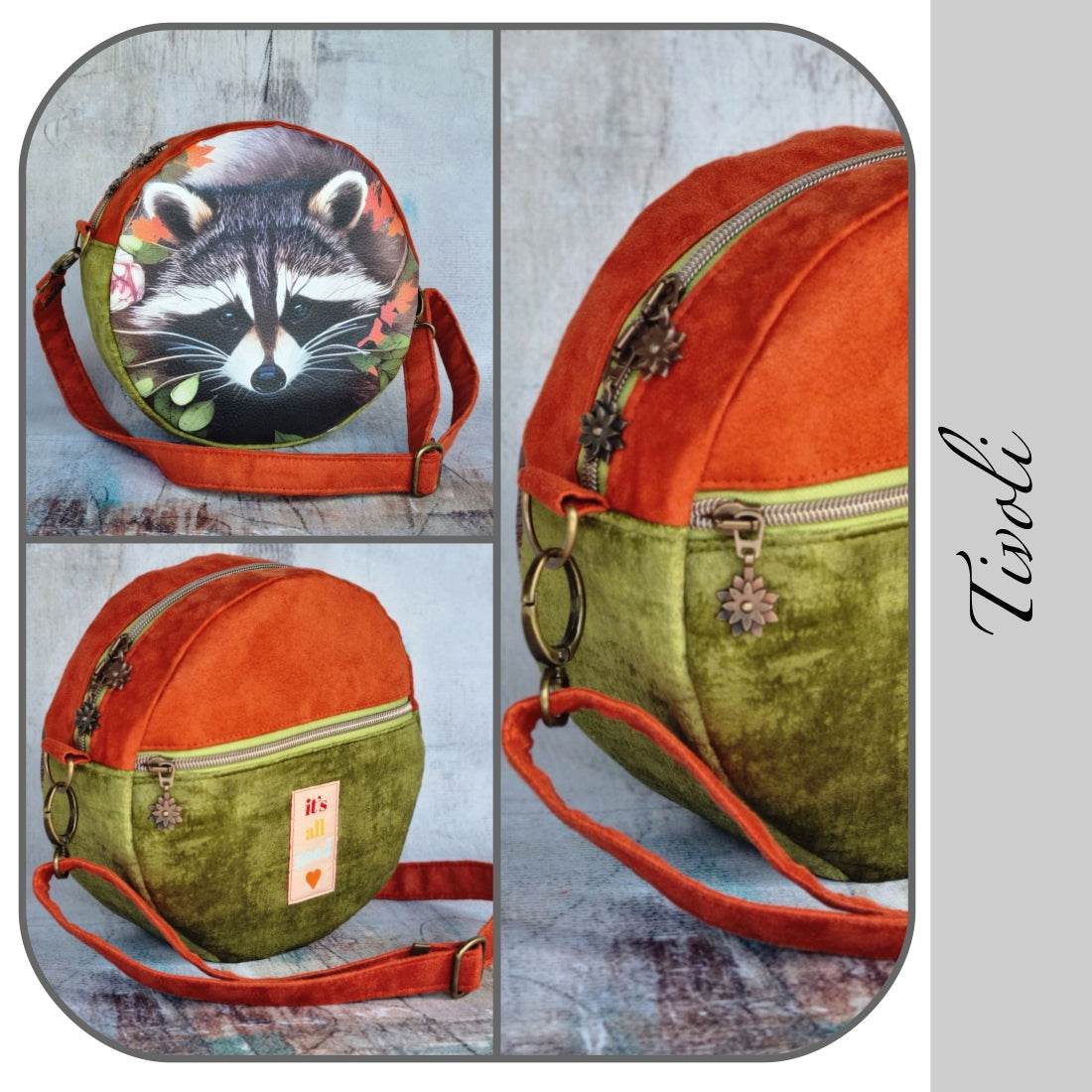 TIVOLI - RUNDE HANDTASCHE - EBOOK - MIT VIDEO - Sewando