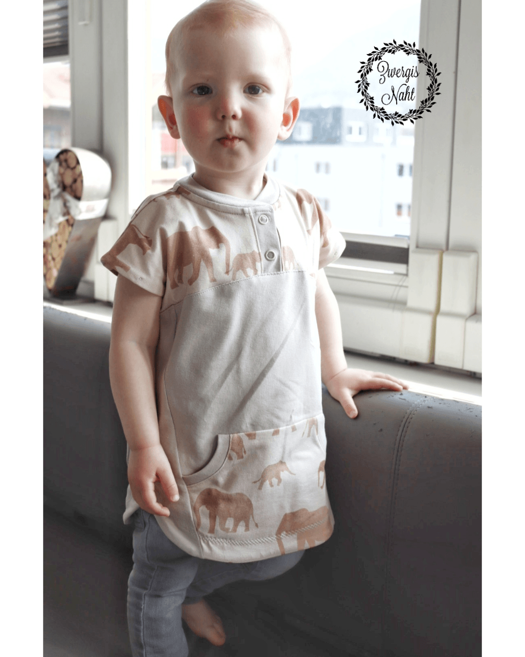 Schnittmuster Longshirt Elvis Mini Gr. 56-104 - Sewando