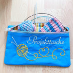 3x Stickdatei Projekttasche Stricken - Sewando