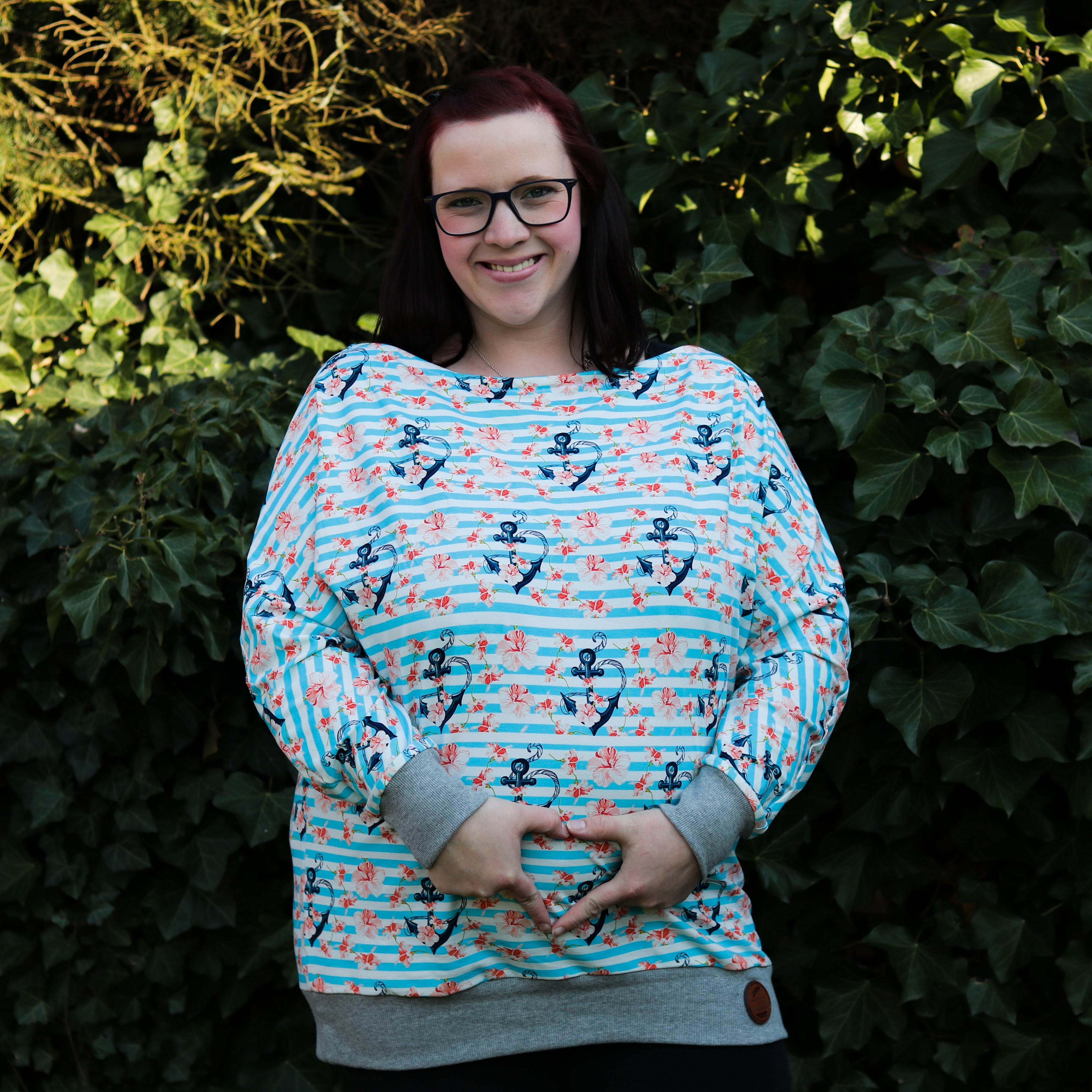 Schnittmuster Frühlingserwachen Damen Fledermausshirt Größe 32-54 - Sewando