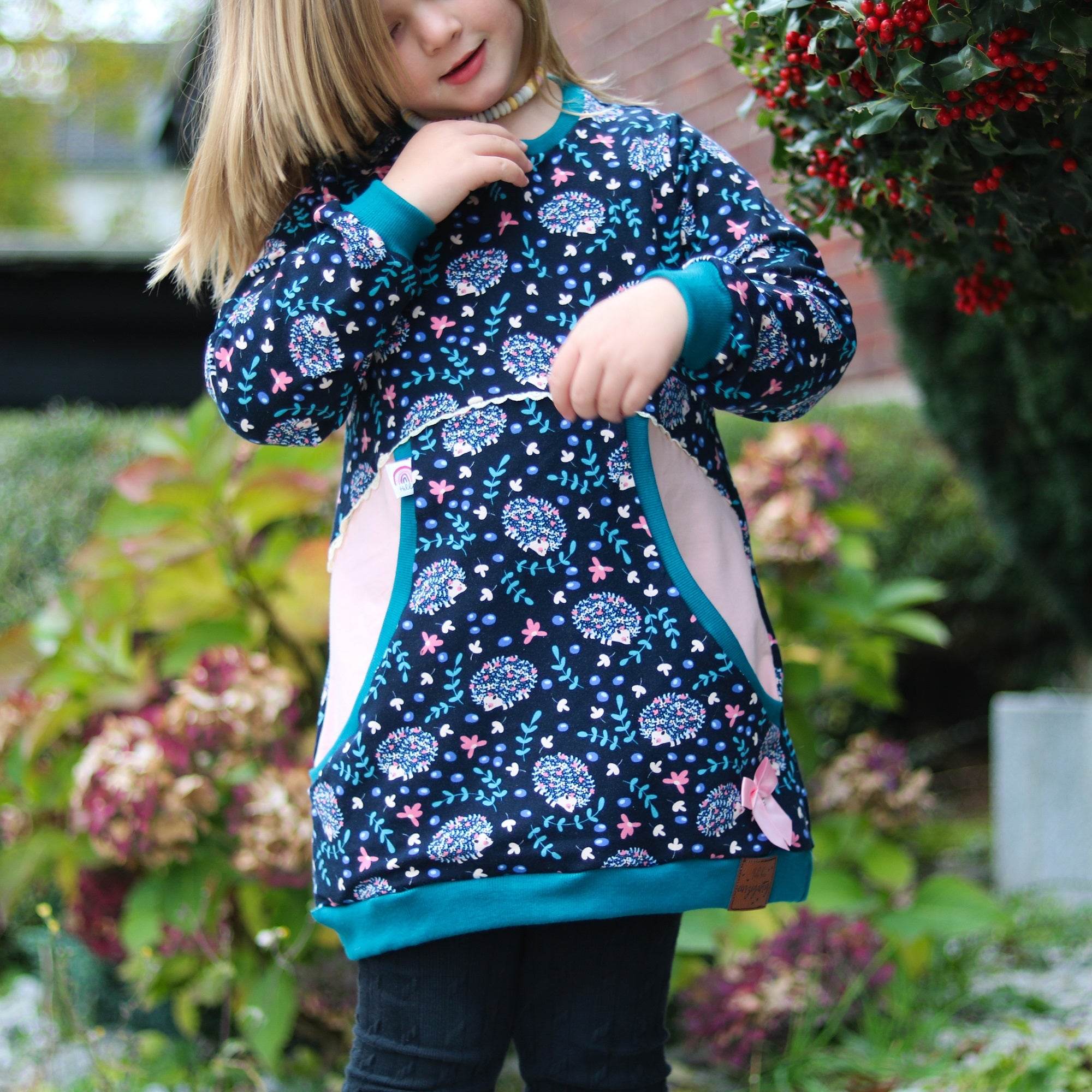 Schnittmuster Kuschelwölkchen Hoodie/ Longhoodie/ Hoodiekleid Größe 56-164 - Sewando