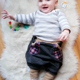 Schnittmuster Babyhose Caiden´s Bux Größe Größe 50-98 - Sewando