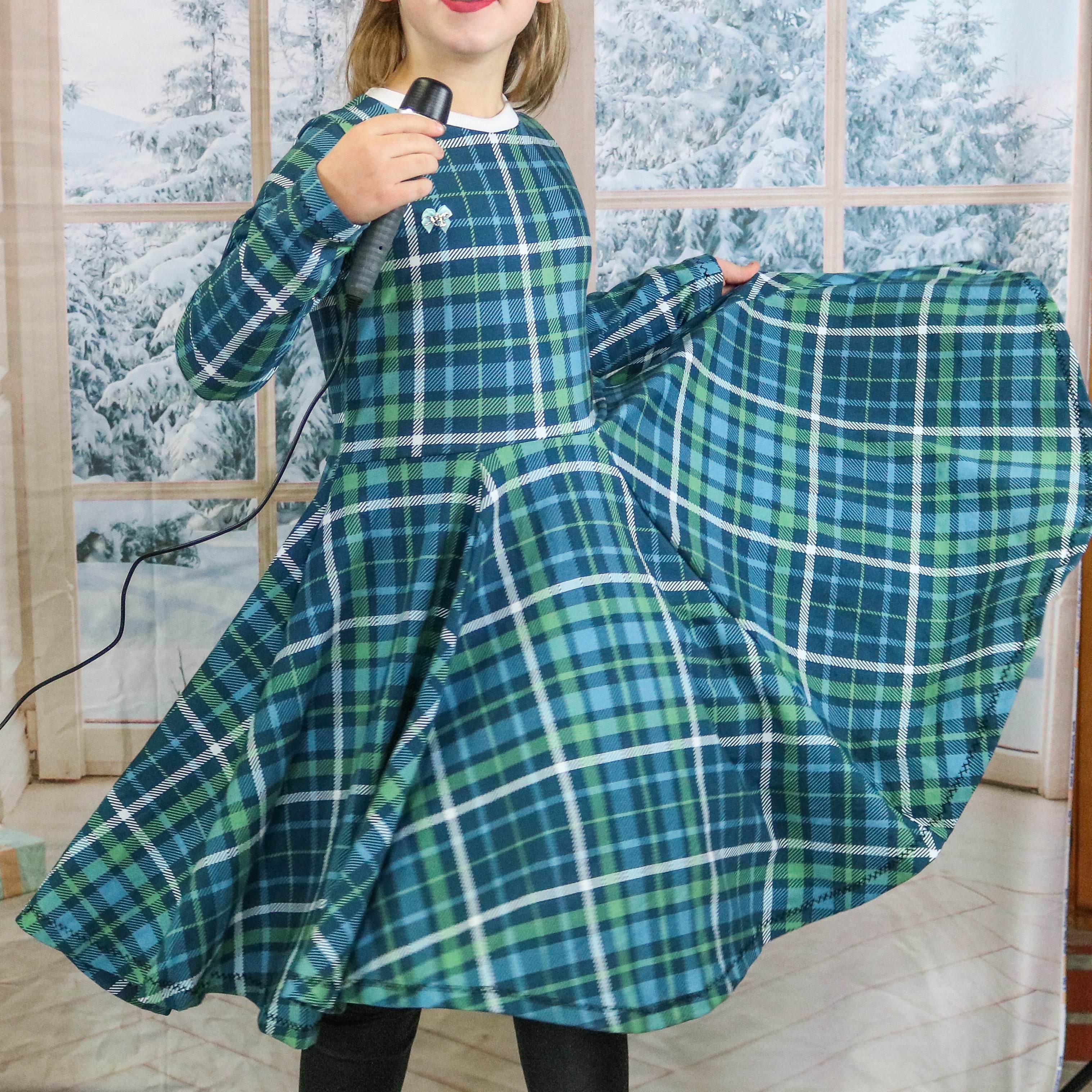 Schnittmuster Wintermärchen Drehkleid Größe 74-164 - Sewando