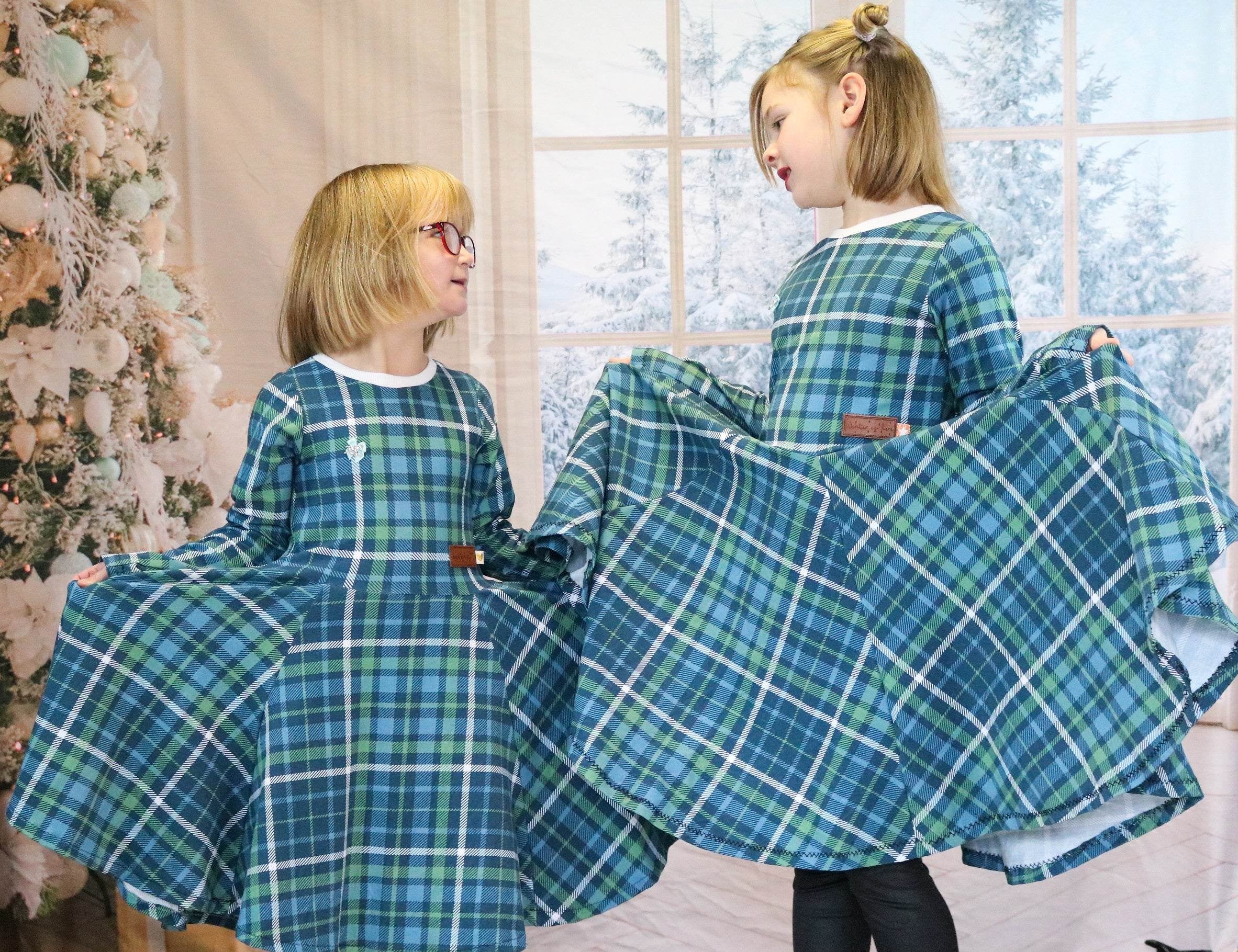 Schnittmuster Wintermärchen Drehkleid Größe 74-164 - Sewando