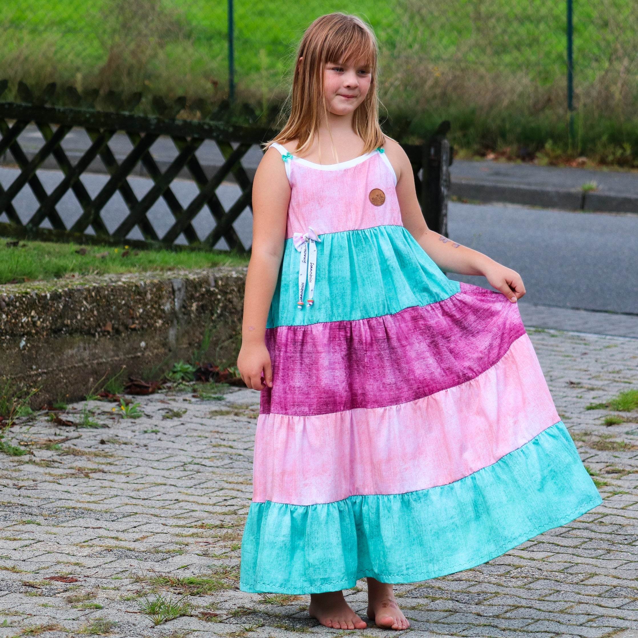Schnittmuster Trägerkleid Zitronensorbet Größe 74-164 - Sewando