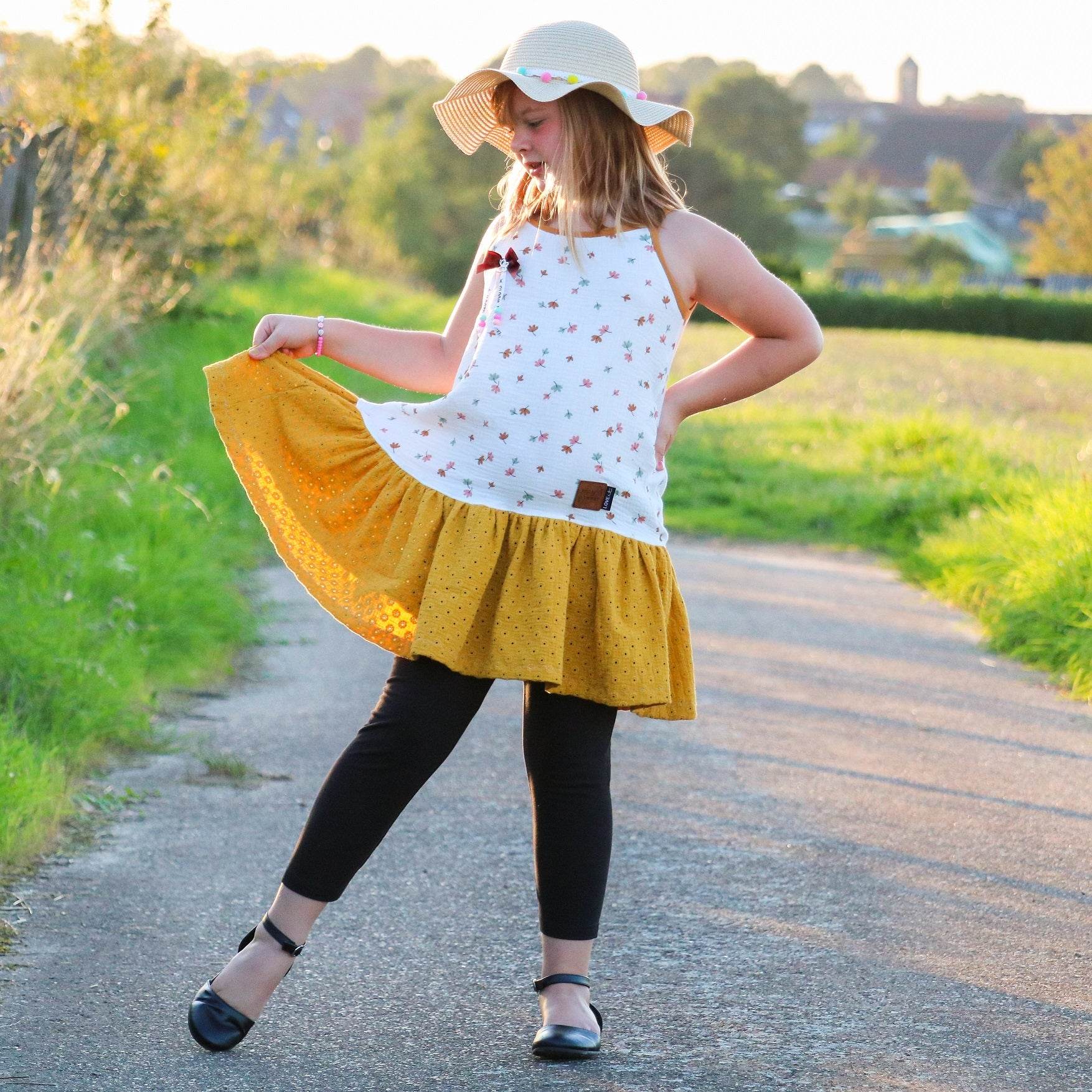 Schnittmuster Trägerkleid Zitronensorbet Größe 74-164 - Sewando