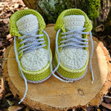 SPARPAKET für die 2 Häkelanleitungen: KLEINE und GROßE Babyschuhe ,,Treterlie"