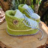 SPARPAKET für die 2 Häkelanleitungen: KLEINE und GROßE Babyschuhe ,,Treterlie"