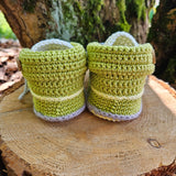 Häkelanleitung für Babyschuhe GROßE ,,Treterlie"