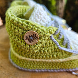 Häkelanleitung für Babyschuhe GROßE ,,Treterlie"