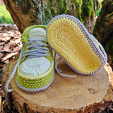 Häkelanleitung für Babyschuhe GROßE ,,Treterlie"