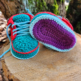 Häkelanleitung für Babyschuhe KLEINE ,,Treterlie"