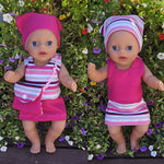 Stickdatei Puppenkleidung für Baby Puppe ca. 36cm Set 2570 - Sewando