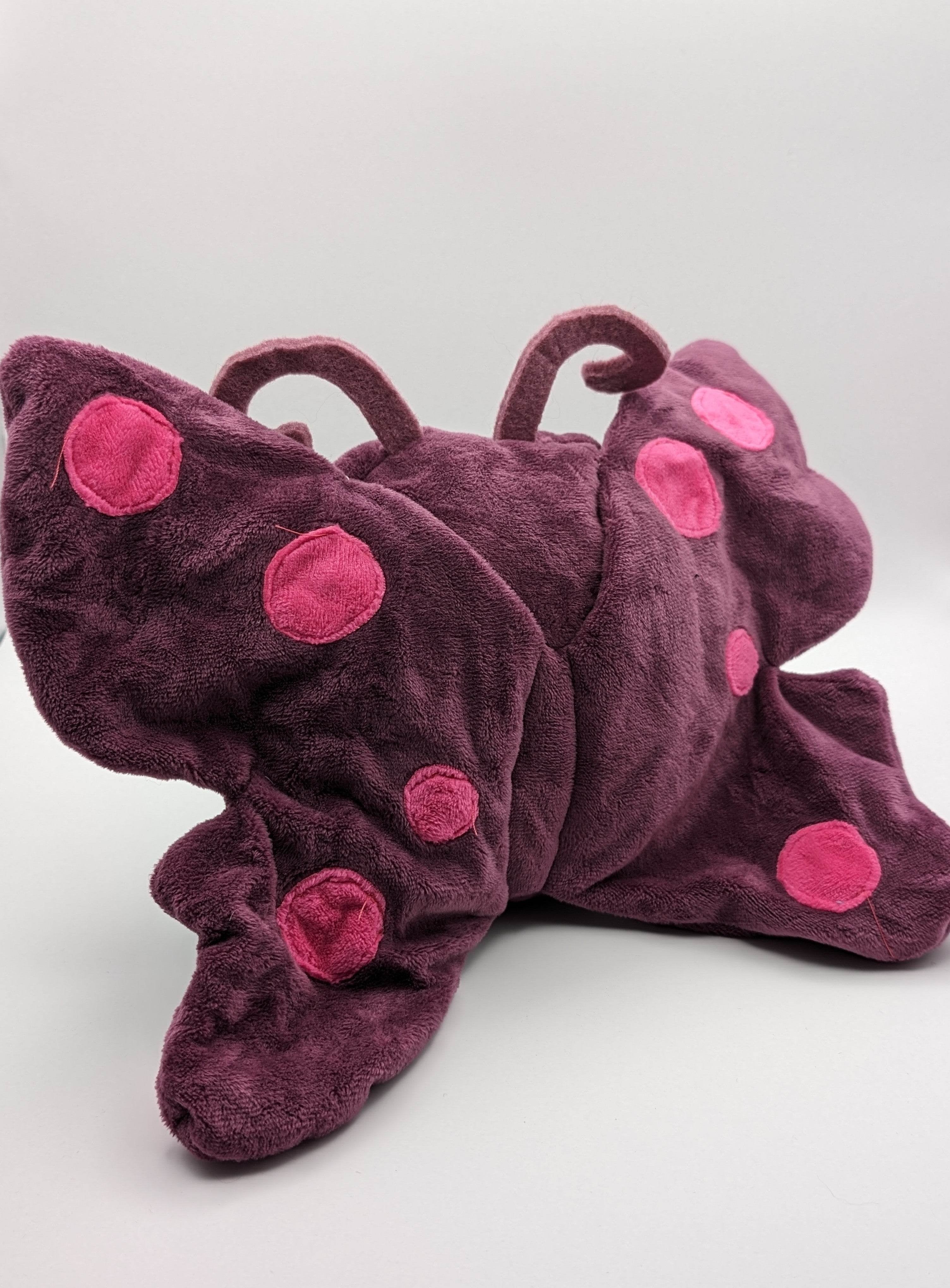 Wendekuscheltier Krempeltierseite Schmetterling Level 3 - Nähanleitung und Schnittmuster - Sewando