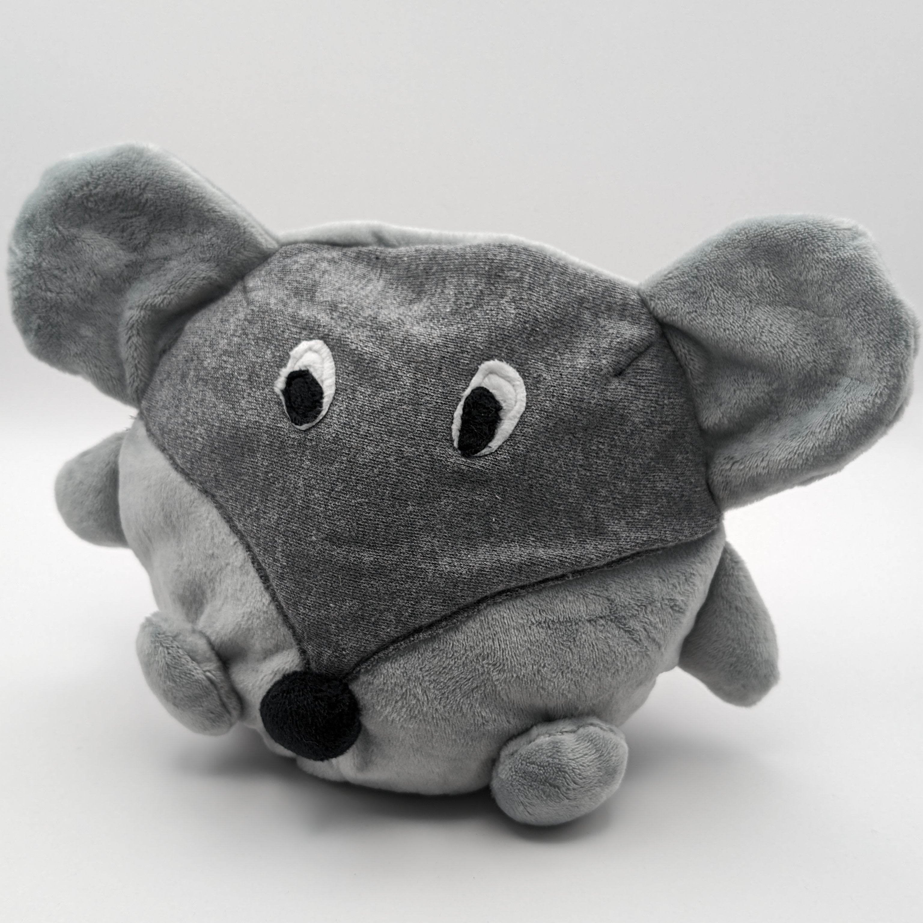 Wendekuscheltier Krempeltierseite Maus Level 1 - Nähanleitung und Schnittmuster - Sewando