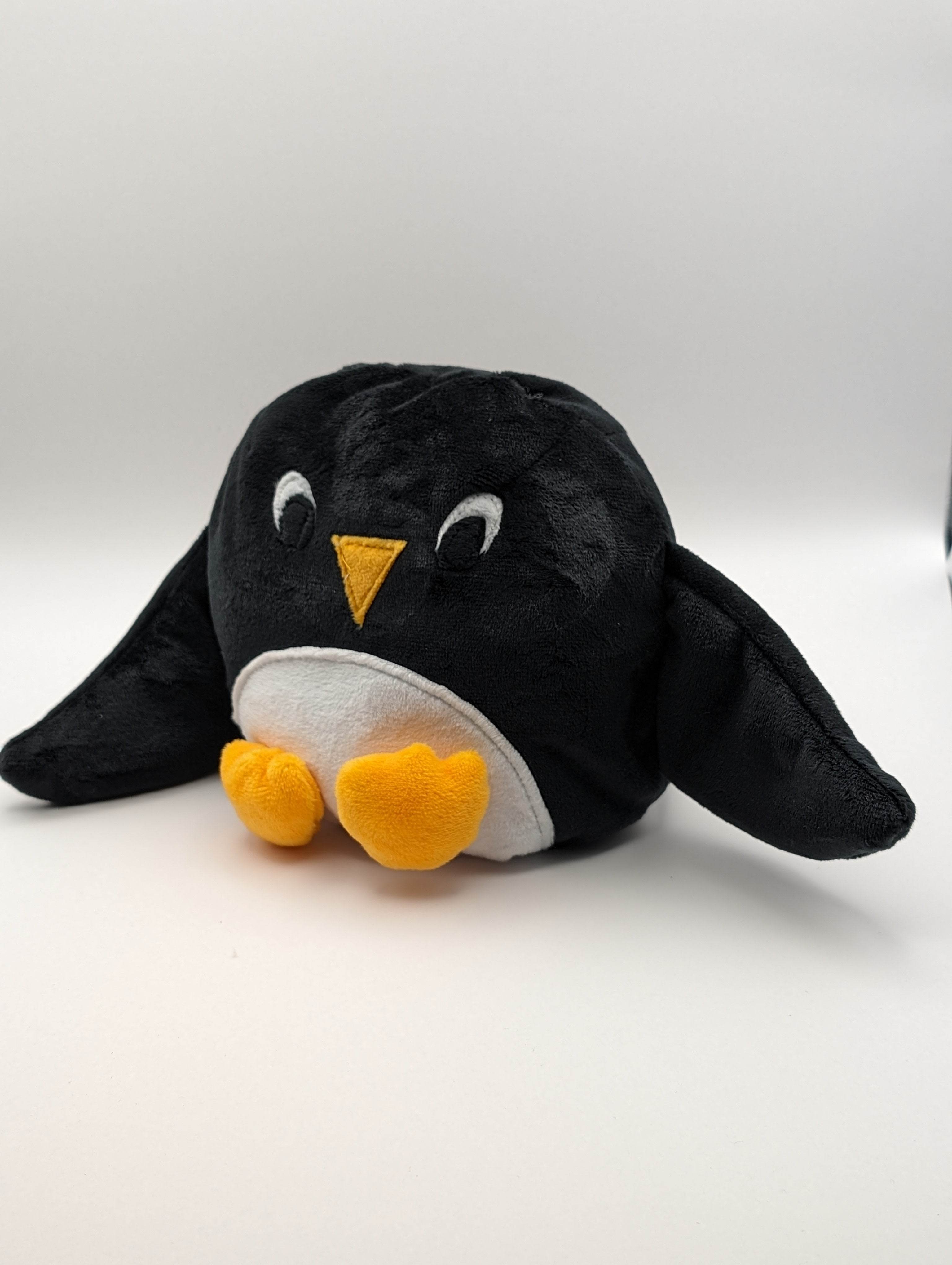 Wendekuscheltier Krempeltierseite Pinguin Level 1 - Nähanleitung und Schnittmuster - Sewando