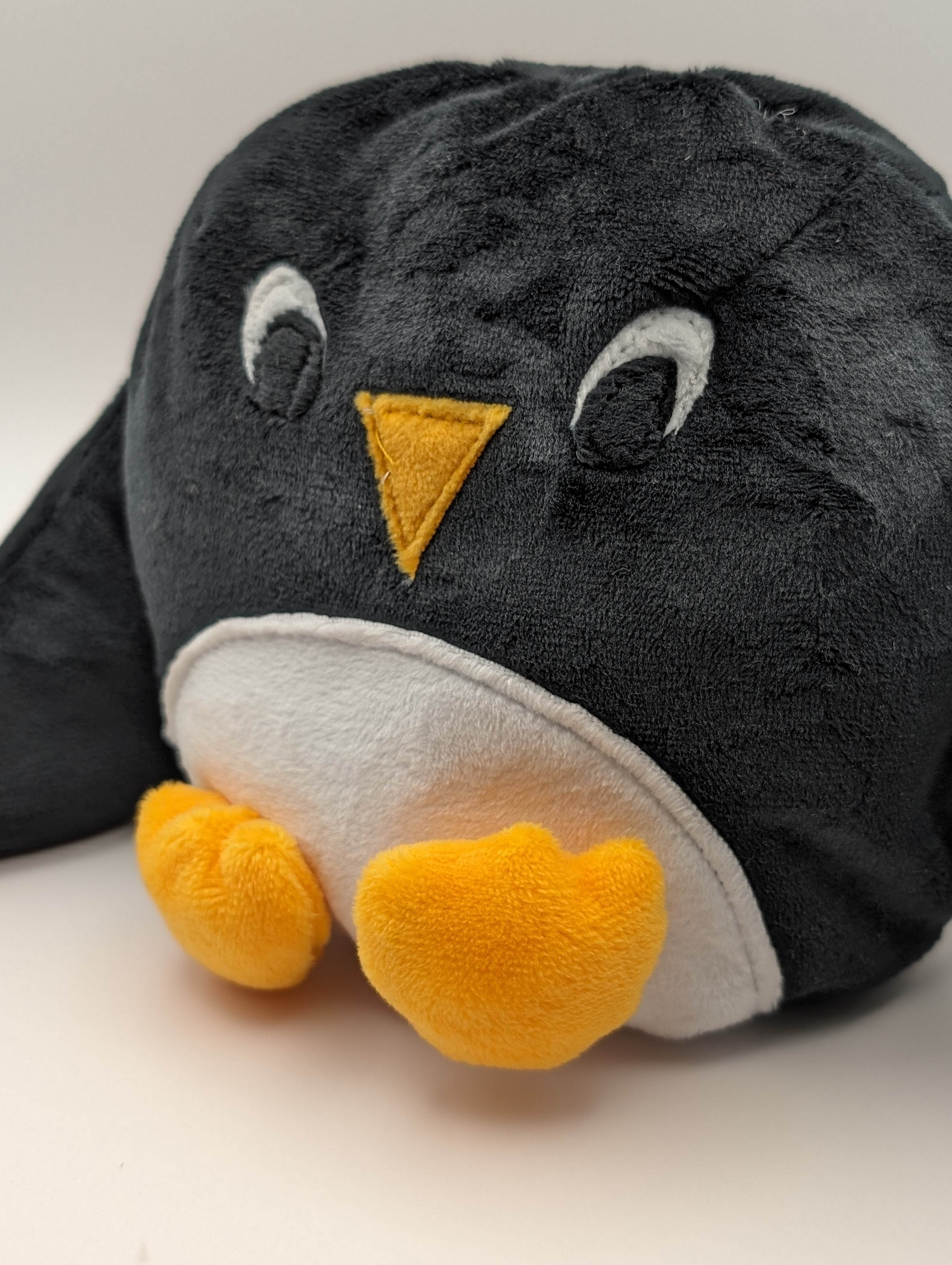 Wendekuscheltier Krempeltierseite Pinguin Level 1 - Nähanleitung und Schnittmuster - Sewando