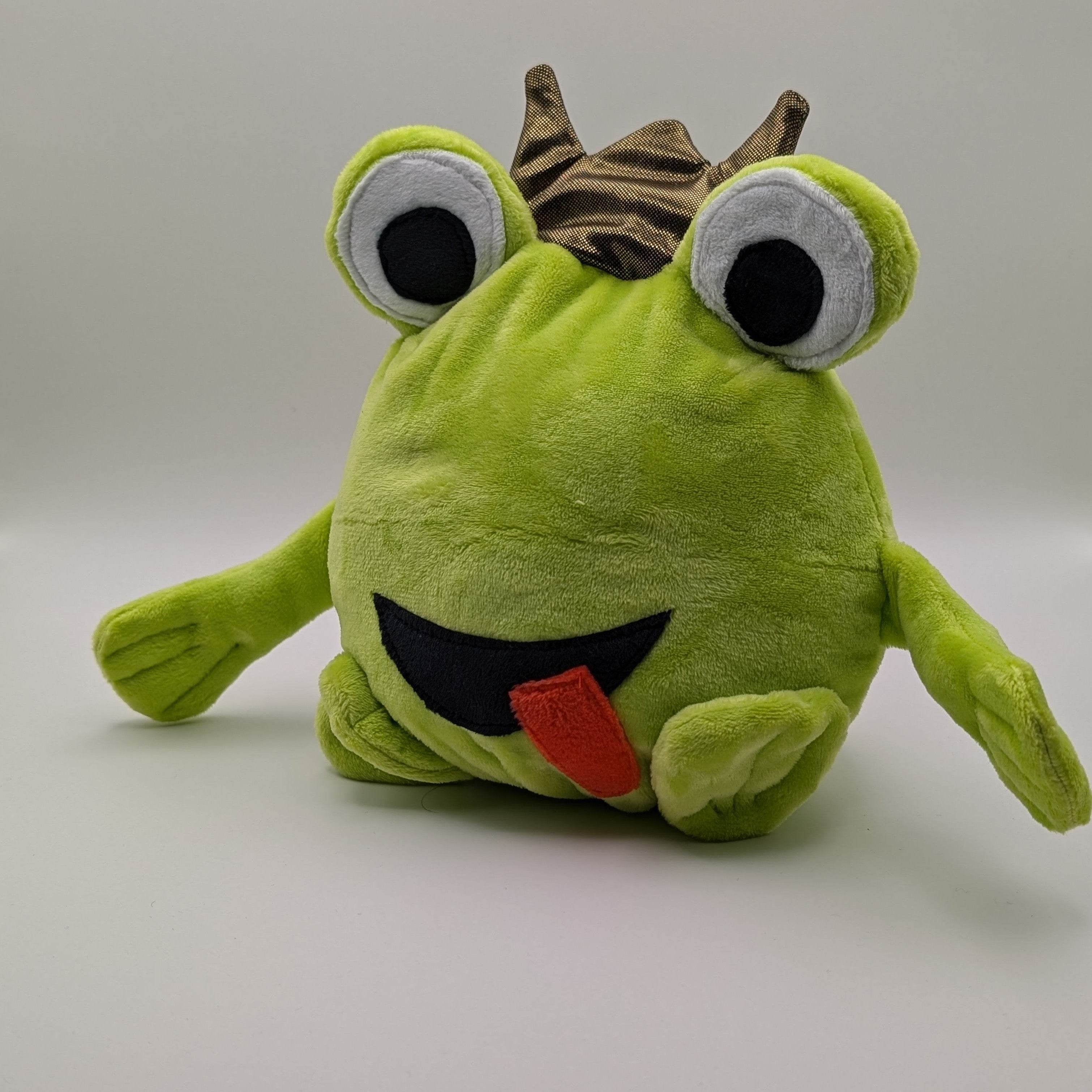 Wendekuscheltier Krempeltierseite Frosch Level 1 - Nähanleitung und Schnittmuster - Sewando