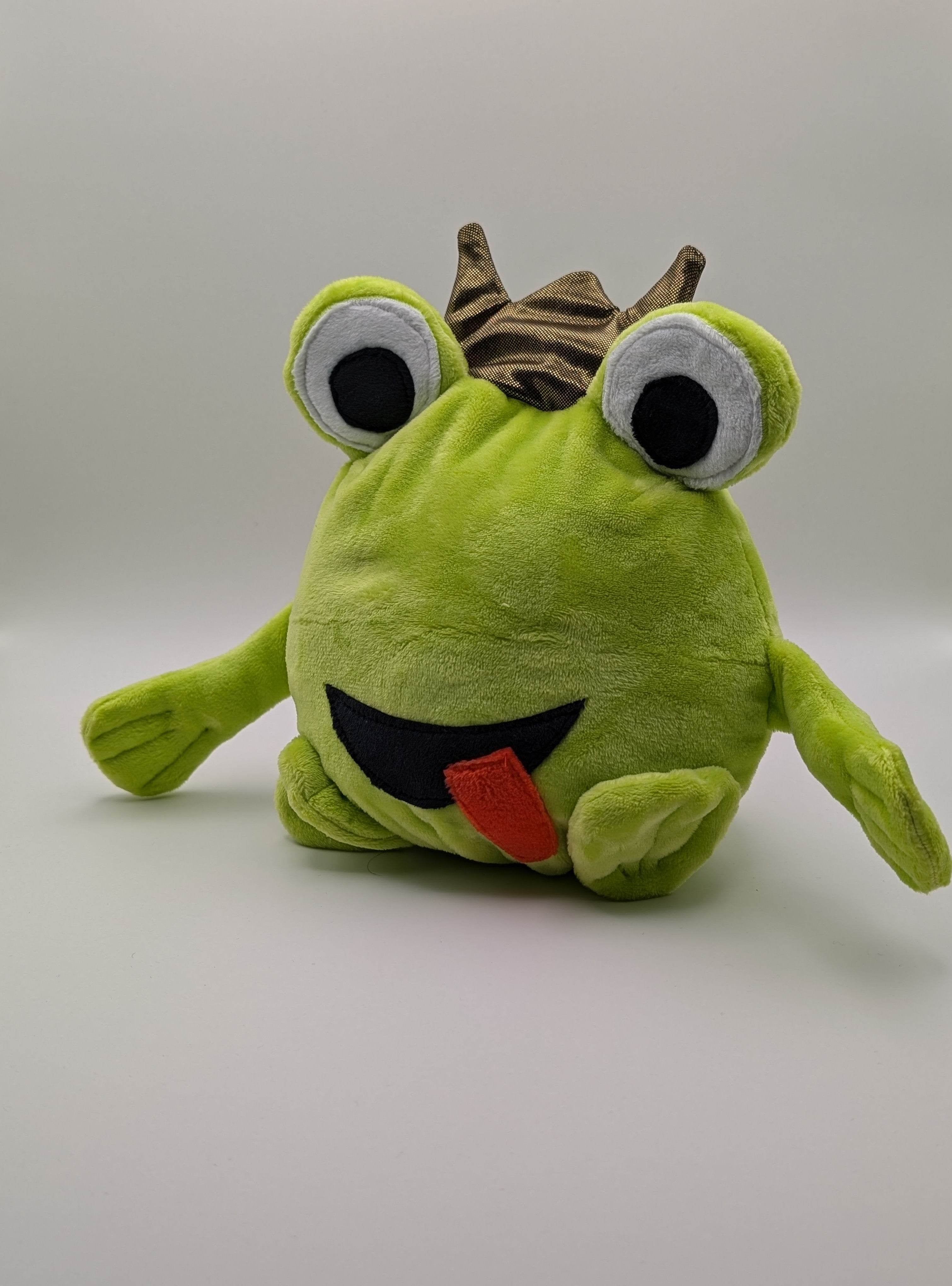 Wendekuscheltier Krempeltierseite Frosch Level 1 - Nähanleitung und Schnittmuster - Sewando